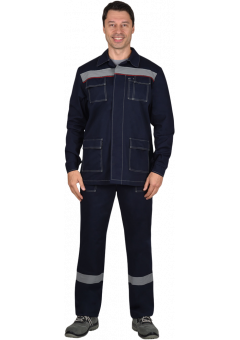 Костюм летний мужской Сириус-Сфера куртка, брюки 100% ХБ, пл. 270 гр/м2