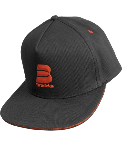 Бейсболка Brodeks KM131, красный, чёрный