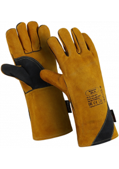 Перчатки Manipula Specialist® Флагман (спилок/джинса+флис), SPL-74/TG-692