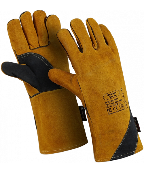 Перчатки Manipula Specialist® Флагман (спилок/джинса+флис), SPL-74/TG-692