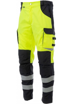 Брюки сигнальные Brodeks KS309, жёлтый, чёрный