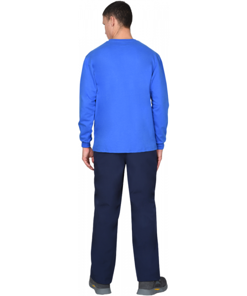 Толстовка васильковая (футер 240 гр/м2)