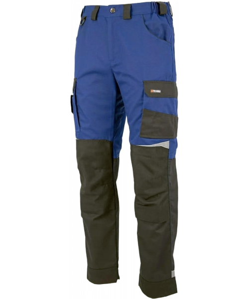 Брюки летние мужские Brodeks KS302, синий, чёрный
