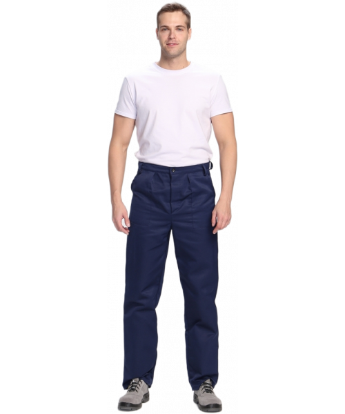 Брюки мужские Лигор (тк.Смесовая,210), тёмно-синий