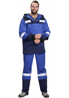 Костюм Антигнус (тк.Смесовая,210), тёмно-синий, васильковый