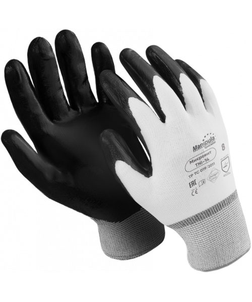 Перчатки Manipula Specialist® Микронит (нейлон+нитрил), TNI-14/MG-121